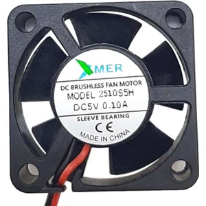 25X25X10MM 5V 2kablolu Fan