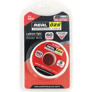 Real Özs Lehim Teli 60GR. 5 Kanallı N:8852