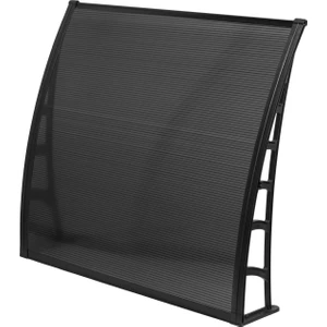 4A Groups Kapı Üstü Pratik Plastik Sundurma Yağmurluk 100*120 Bronz