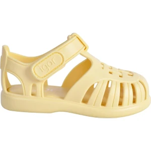 S10271 Tobby Solid Çocuk Vanilya Sandalet