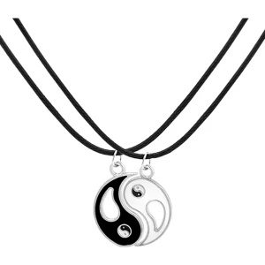 The Collection 2 Adet Ying Yang Denge Kolye Sevgili Arkadaşlık Best Friends Kolyesi