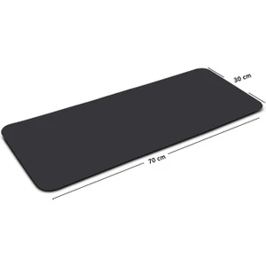 Siyah 30cm x 70 cm Taban Suya Dayanıklı Ofis + Gaming Kayma Yapmayan , Titreme Yapmayan Mouse Pad