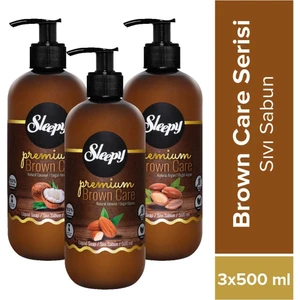Premium Brown Care Serisi Sıvı Sabun 3 x 500 ml