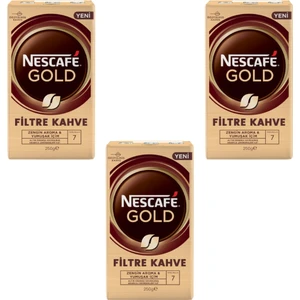 Gold Filtre Kahve 250 gr 3'lü