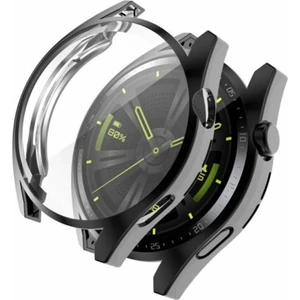 Huawei Watch Gt3 46MM Uyumlu Önü Kapalı Silikon Ekran ve Kasa Koruyucu Kılıf