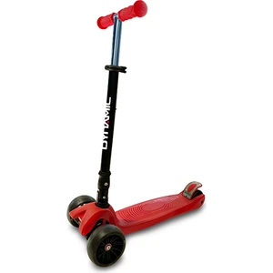 Grande Tekerlekleri Işıklı Katlanabilir Geniş Scooter - Kırmızı, Interspor Garantili 5+ Yaş