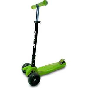 Grande Tekerlekleri Işıklı Katlanabilir Geniş Scooter - Yeşil, Interspor Garantili 5+ Yaş