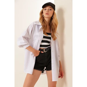 Trikoton Ön Cepli Gömlek