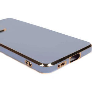 Samsung Galaxy S22 Ultra Kılıf Bark Parlak Silikon Renkli Kenarları Rose Siyah