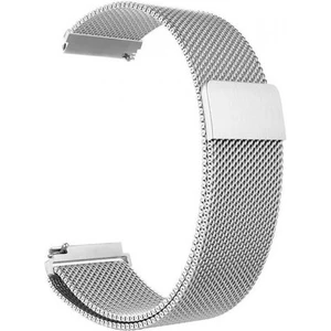 Casestreet Inteya Hiwatch Kordon Hasır Metal Örgülü Ayarlanabilir Gümüş
