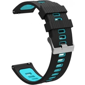 Case Street Casestreet Huawei Watch 3 Active Kordon Delikli Çift Renk Şık Tasarım Krd 55 Mavi