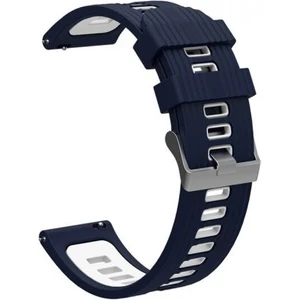 Case Street Casestreet Huawei Watch 3 Active Kordon Delikli Çift Renk Şık Tasarım Krd 55 Lacivert