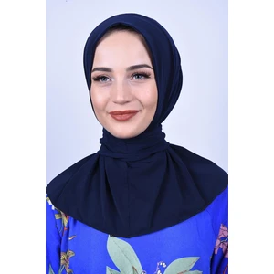 Belifanti Collection Kadın Tesettür Çıtçıtlı Bone Sandy Hijab Boyunluk Bone Lacivert