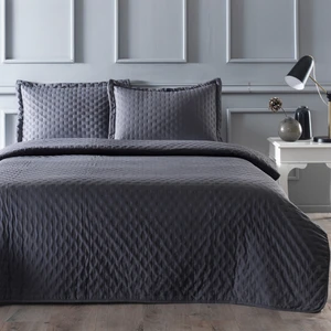 Gardenia Tek Kişilik Yatak Örtüsü Seti Antrasit