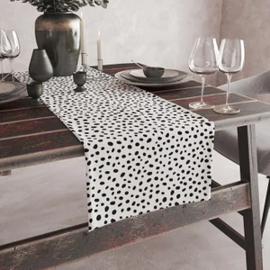 Dalmaçyalı Desenli Dijital Baskılı Runner 140X40