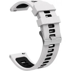 Samsung Galaxy Watch Active 2 44MM Kordon Delikli Çift Renk Şık Tasarım Krd 55 Beyaz
