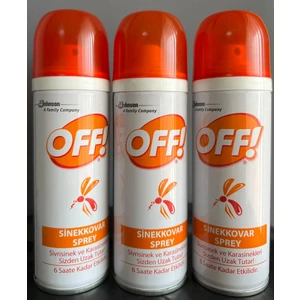 Sivrisinek ve Sinek Kovar Sprey 100 Ml. 3 Adet