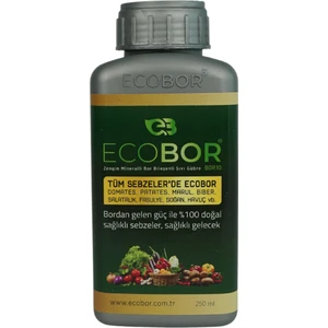 Sebzeler 250ML Ecobor Gübresi