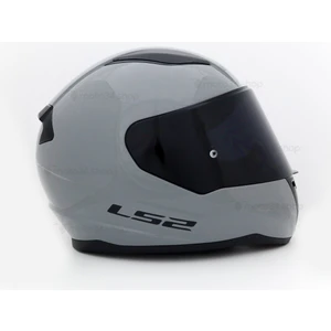 Ls2 Rapıd Nardo Gri Kask ( Siyah + Beyaz Cam ) *