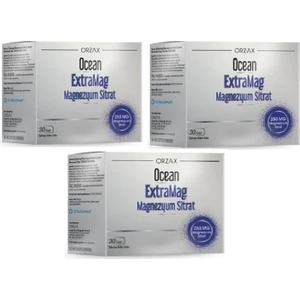 Ocean Extramag Magnezyum Sitrat 30 Saşe x 3