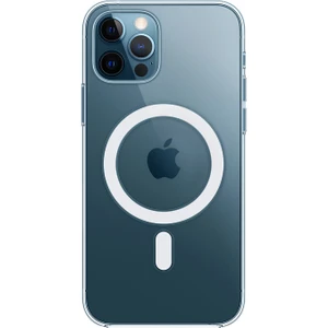Novstrap Apple iPhone 12 Pro Uyumlu Magsafe Kılıf 6.1 Inç Şeffaf Magsafe Full Kamera Korumalı Kapak