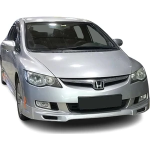 Civic Fd6 (2006-2009) Makyajsız Kasa Için Makyajlı Ön Tampon Ek (Plastik)