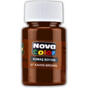 Nova Color Kumaş Boyası Tişört Çanta Tekstil Boyası 30 ml 1 Adet Nova Color Kumaş Boyası 1 Adet