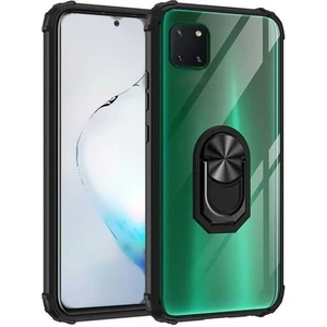 Samsung Galaxy Note 10 Lite Tam Korumalı Yüzüklü Renkli Kenarlı Manyetik Mola Kılıf