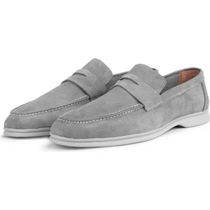 Ante Süet Hakiki Deri Erkek Günlük Ayakkabı Loafer Ayakkabı				