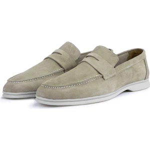 Ante Süet Hakiki Deri Erkek Günlük Ayakkabı Loafer Ayakkabı				