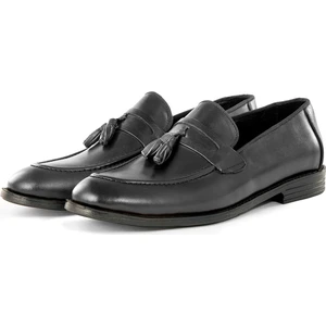 Quaste Hakiki Deri Erkek Klasik Ayakkabı, Loafer Klasik Ayakkabı				