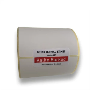 80X50 Termal Etiket | Rulo Barkod Etiketi