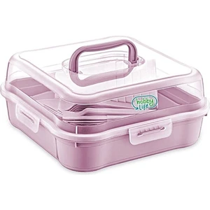 Hobby Life 32 Parça 6 Kişilik Çantalı Piknik Seti Lila