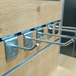 30 Adet - 10 cm - Kanallı Pano Kancası - Lüx Kanca
