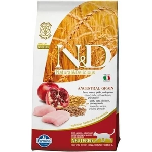 N&d Düşük Tahıllı Tavuklu Narlı Kısır Kedi Maması 1 Kg. Metal Açk. Pkt.