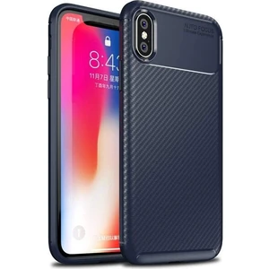  Kvy Iphone x Karbon Görünüm Negro Silikon Kılıf