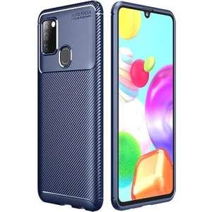 Samsung Galaxy A21S Karbon Görünüm Negro Silikon Kılıf