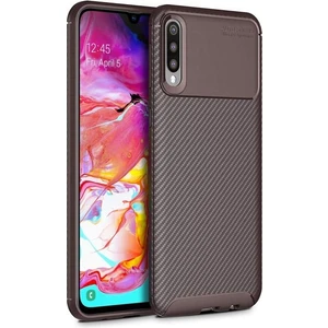 Samsung Galaxy A70 Karbon Görünüm Negro Silikon Kılıf