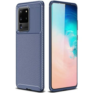Samsung Galaxy S20 Ultra Karbon Görünüm Negro Silikon Kılıf