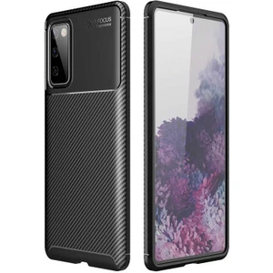Samsung Galaxy S20 Fe Karbon Görünüm Negro Silikon Kılıf