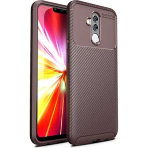 Huawei Mate 20 Lite Karbon Görünüm Negro Silikon Kılıf