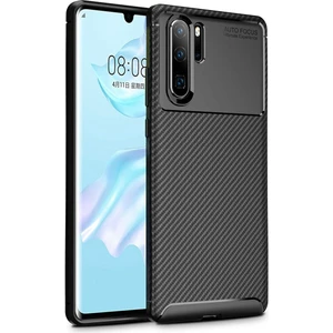 Huawei P30 Pro Karbon Görünüm Negro Silikon Kılıf