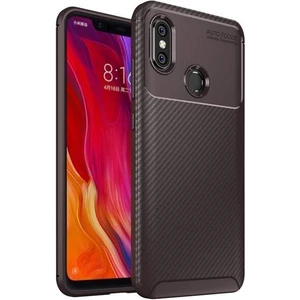 Xiaomi Mi 8 Karbon Görünüm Negro Silikon Kılıf