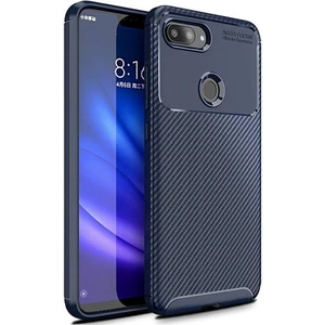Xiaomi Mi 8 Lite Karbon Görünüm Negro Silikon Kılıf
