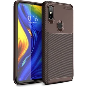 Xiaomi Mi Mix 3 Karbon Görünüm Negro Silikon Kılıf