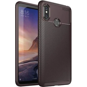 Xiaomi Mi Max 3 Karbon Görünüm Negro Silikon Kılıf