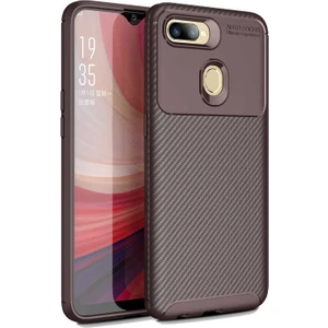 Oppo Ax7 Karbon Görünüm Negro Silikon Kılıf