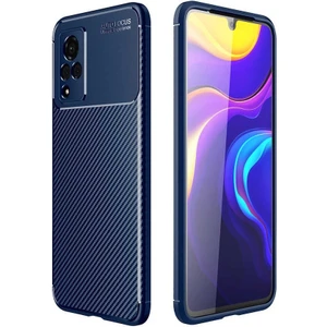 Vivo V21 Karbon Görünüm Negro Silikon Kılıf