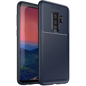 Samsung Galaxy S9 Plus Karbon Görünüm Negro Silikon Kılıf Ekran Koruyucu