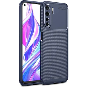 Huawei P40 Lite 5g Karbon Görünüm Negro Silikon Kılıf Ekran Koruyucu